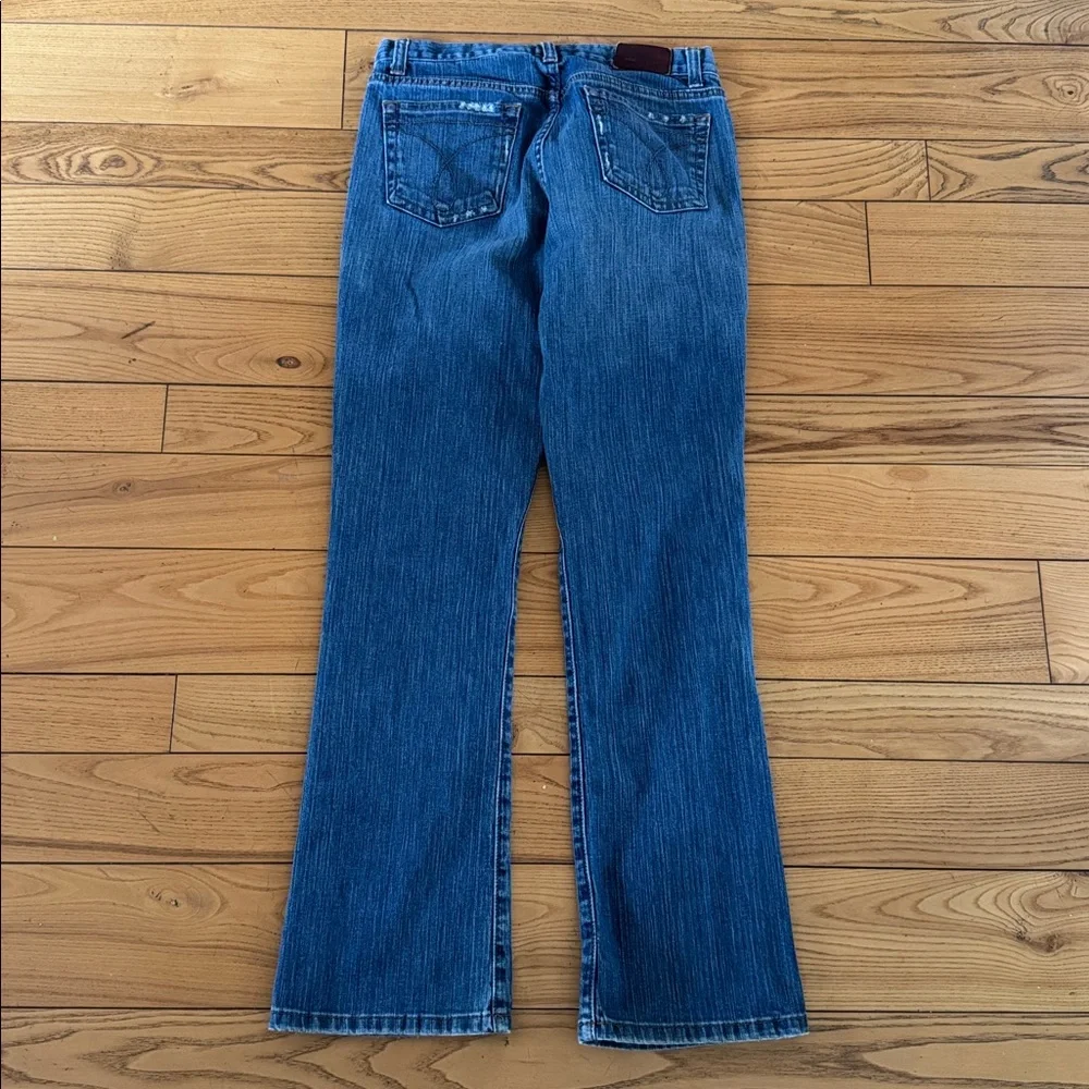 Calvin‎ Klein Y2K 1990’s low rise boot cut jean dark vintage wash Size 10